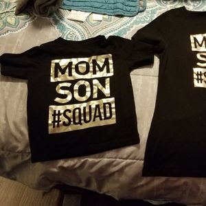 Mom and son squad